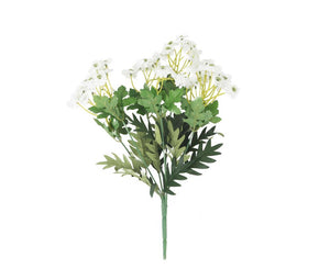 Artificial 32cm White Daisy Plug Plant - Closer2Nature