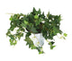 Artificial 25cm Green Ivy Plug Plant - Closer2Nature