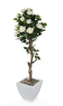 Artificial 4ft Ivory Rose Tree