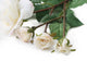 Artificial 87cm Single Stem Ivory and Pink Tipped Spray Rose - Closer2Nature